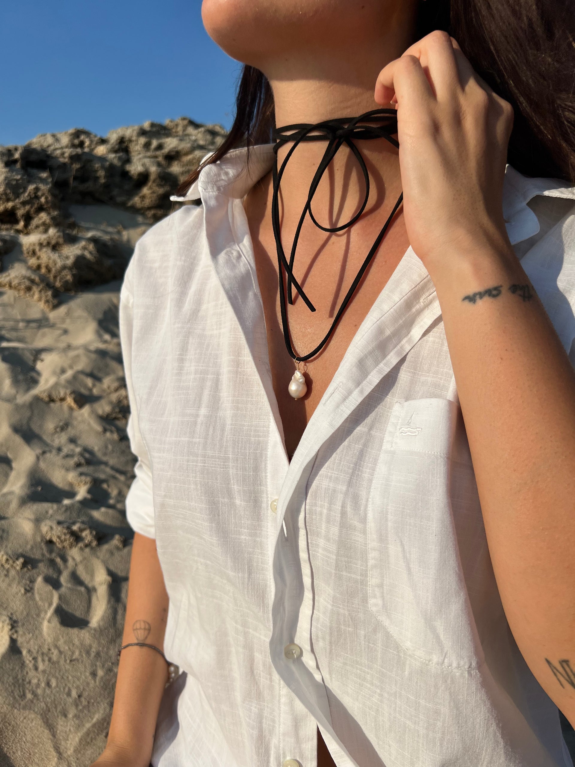 COLLANA NOSTALGIA MEDITERRANEA NERA