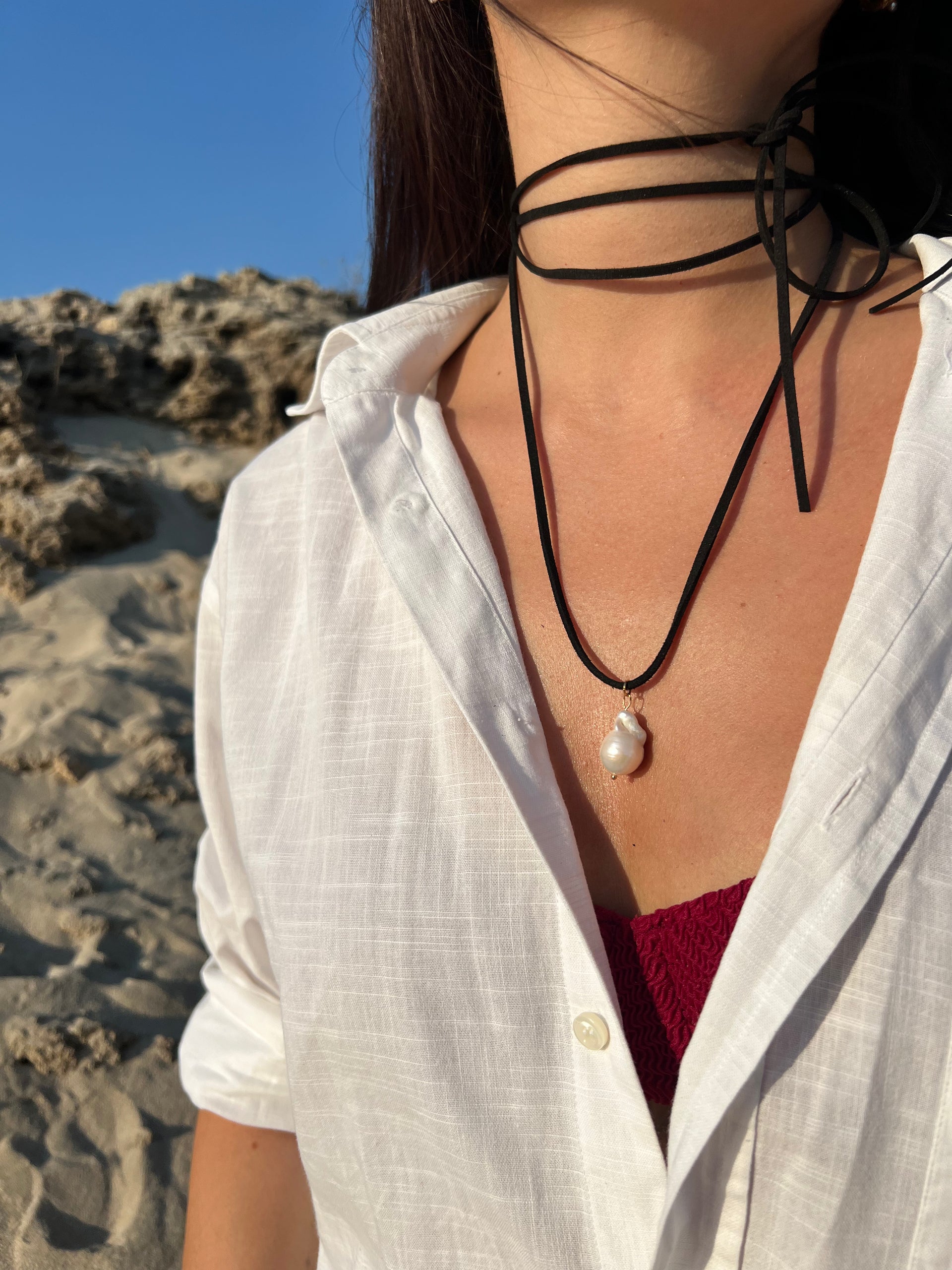 COLLANA NOSTALGIA MEDITERRANEA NERA